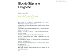 Tablet Screenshot of blog.stephanelavignotte.fr